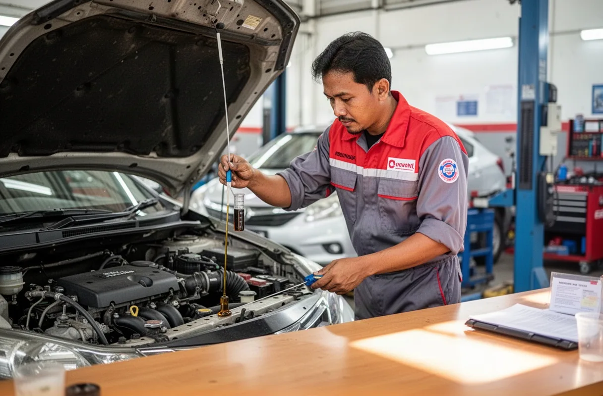 Perawatan Berkala dan Penggantian Pelumas Mesin